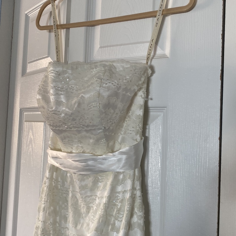 Lovely Davids Bridal lace gown with sequins [Ivory] - Picture 6 of 12